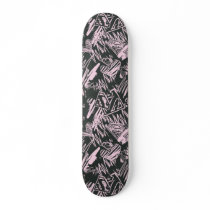 Supergirl Pink and Black Scribbles Skateboard Decks