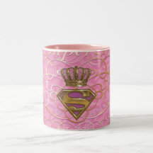 Supergirl Pink Coffee Mugs