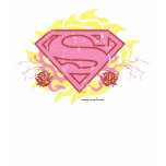 Supergirl Pink Flowers Shirt