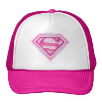 Supergirl Pink Logo Trucker Hat