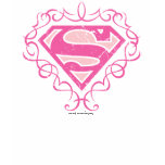 Supergirl Pink Stripes T-shirts