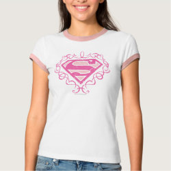 Supergirl Pink Stripes shirt