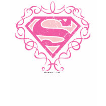 Supergirl Pink Stripes Tees
