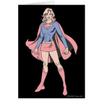Supergirl Pose 3 Greeting Card