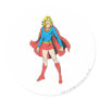 Supergirl Poses Round Sticker