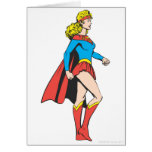 Supergirl Profile Greeting Cards