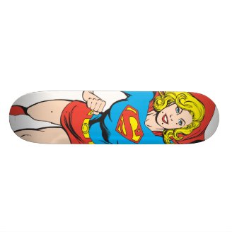 Supergirl Ready to Go Skate Deck