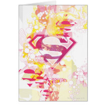 Supergirl Retro Logo Cards