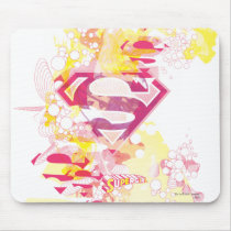 Supergirl Retro Logo Mousepad