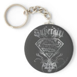 Supergirl Silver Logo keychains