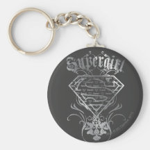 Supergirl Silver Logo Key Chains