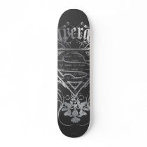 Supergirl Silver Logo Skate Decks