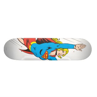 Supergirl Soars High Skateboard Deck
