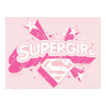 Supergirl Stars and Logo Posters
