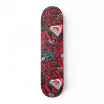 Supergirl Stary Red Pattern Skateboards