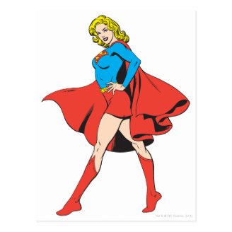 Supergirl Strikes a Pose Post Cards