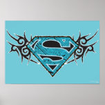 Supergirl Tribal Pattern Logo posters