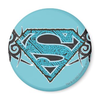 Supergirl Tribal Pattern Logo Refrigerator Magnets
