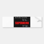 Superhero Air Traffic Controller Bumper Sticker
