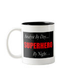 Superhero Analyst Coffee Mugs