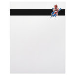 superhero bacon cartoon character letterhead
