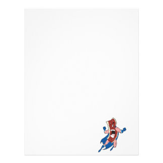 Superhero Letterhead | Zazzle
