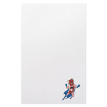 superhero bacon cartoon character custom stationery