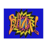 Superhero BAM! Post Card