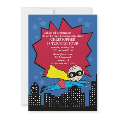 superhero birthday party
