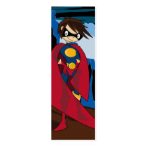 Superhero Bookmark business cards