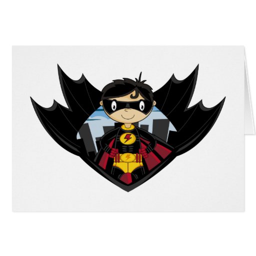 Superhero Boy Greeting Card