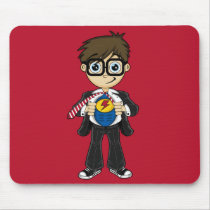 Superhero Boy Mousepad