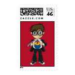 Superhero Boy Stamp