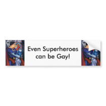 superhero bumper stickers