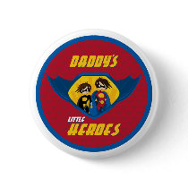 Superhero Button Badge