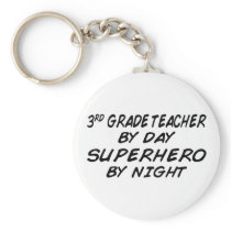 Superhero by Night - 3rd Grade Key Chains