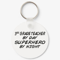 Superhero by Night - 3rd Grade keychains