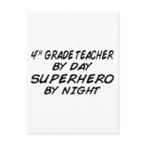 Superhero by Night - 4th Grade Postcards
