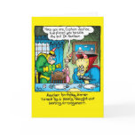Superhero Cartoon Birthday Card