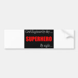 Superhero Civil Engineer Bumper Sticker