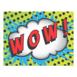 Superhero comic book birthday party Thank you card Announcements