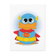 Superhero Duck Postcards
