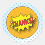 Superhero |  Favor Sticker stickers