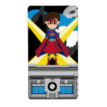 Superhero Girl on Rooftop Shipping Labels