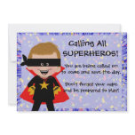 Superhero  Invitation