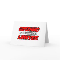 Superhero...Lawyer Greeting Cards