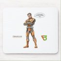 Superhero mouse pad mousepads by fitness3 Superhero mouse pad mousepads