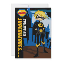 Superhero Party Invitation