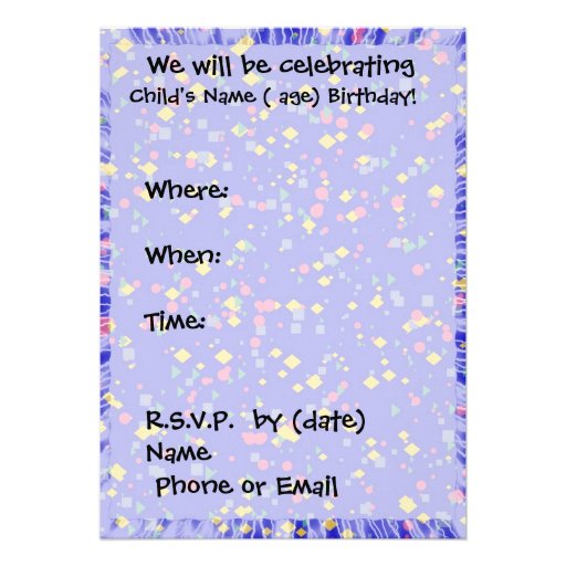 Superhero Party Invitation