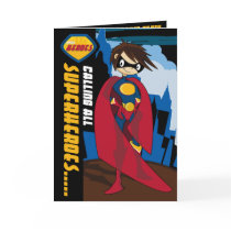 Superhero Party Invitation cards